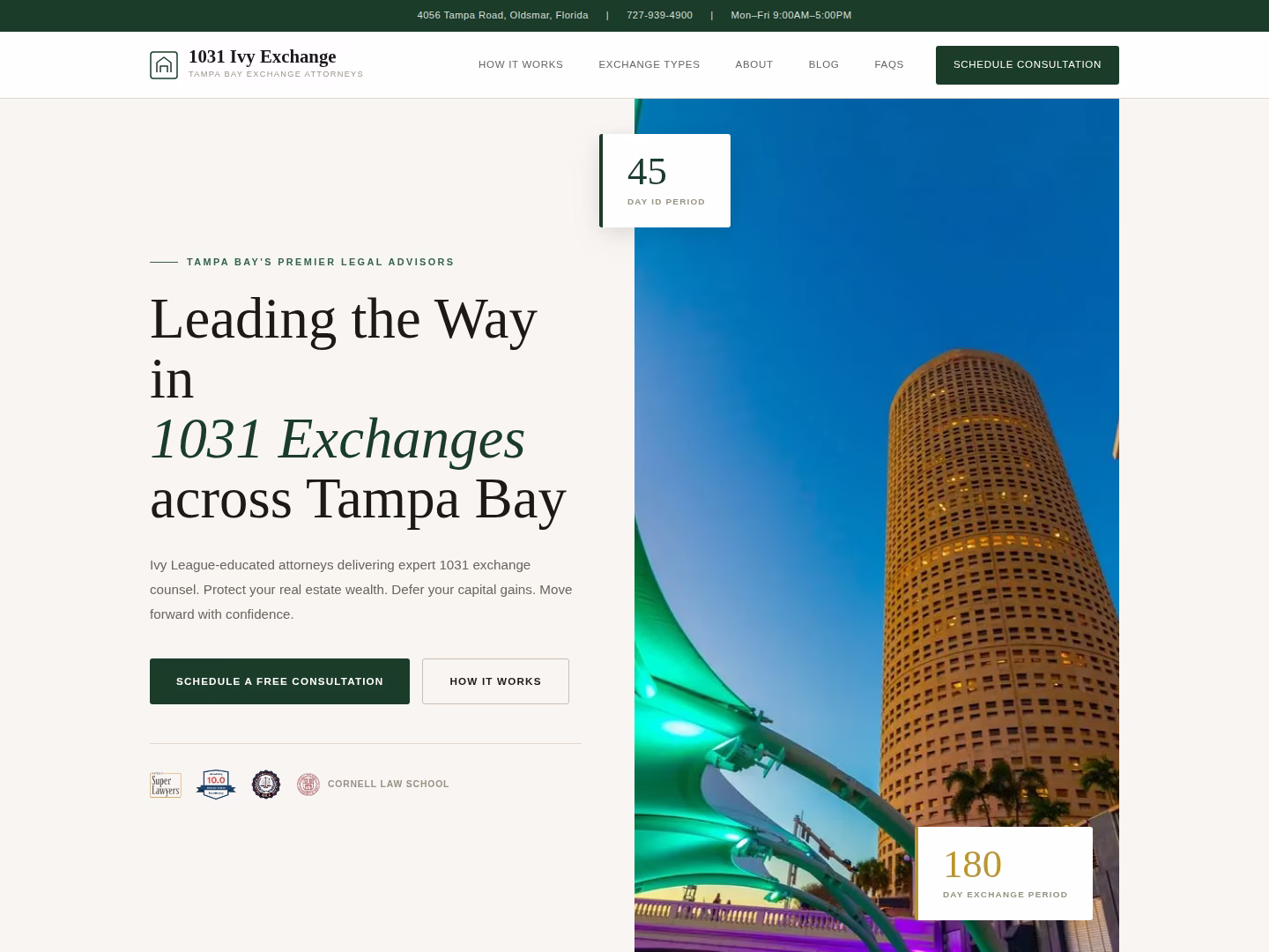 1031 Ivy Exchange website